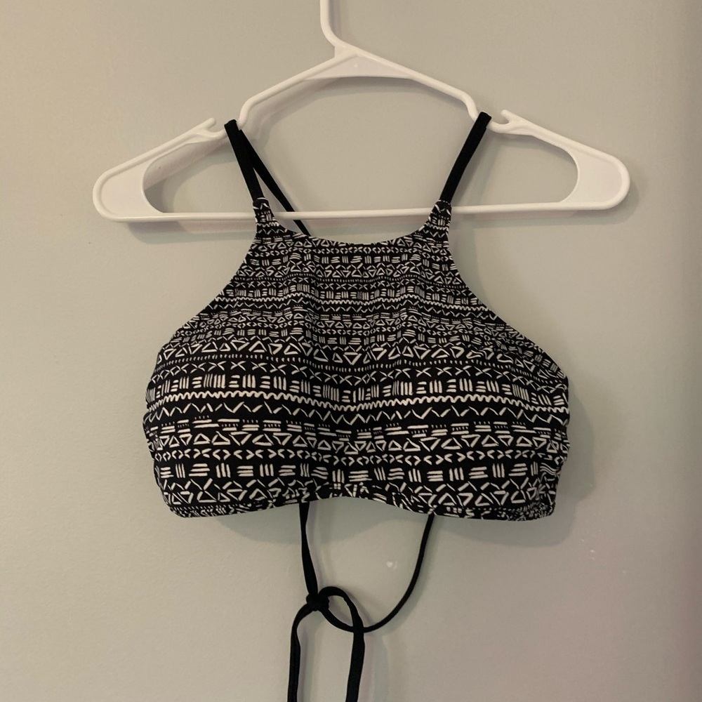 Target Patterned Bikini Top